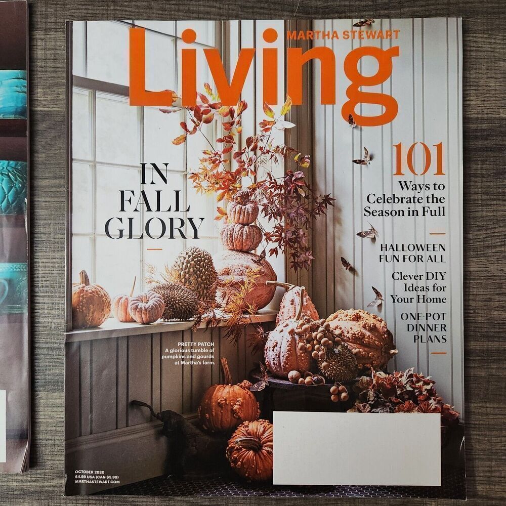 Martha Stewart Living Magazine Lot September, October 2020 Back Issue - Picture 5 of 8